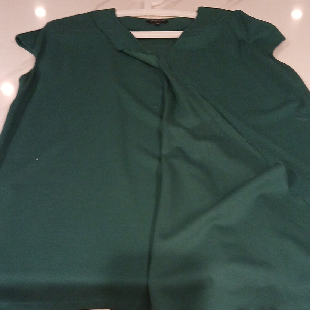 Lafayette 148 New York Teal Blouse